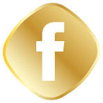 Icono Dorado De Facebook PNG ,dibujos Real, Dorado, Conjunto ...